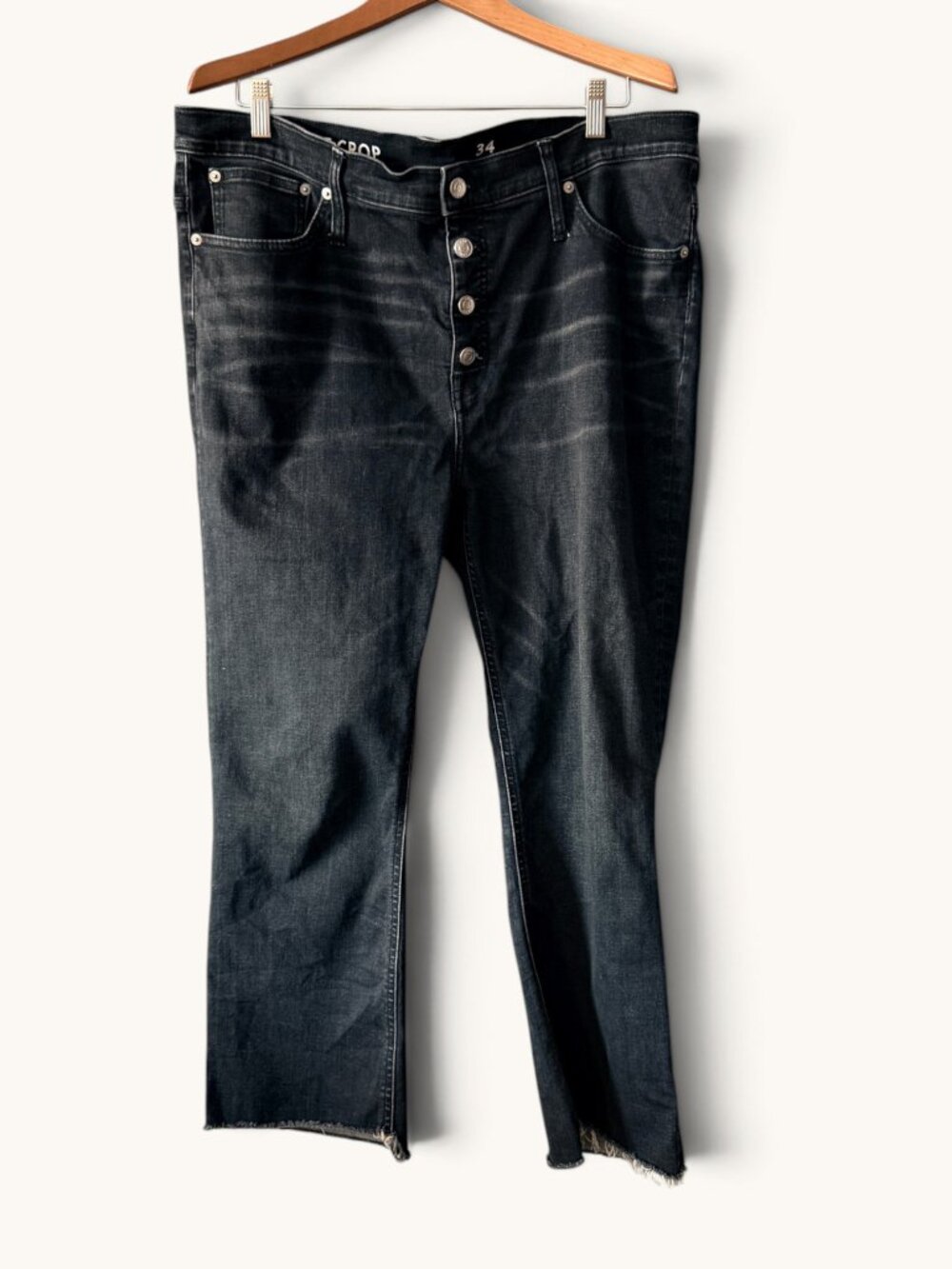 J.Crew Black Demi-Boot Jeans Women's Size 34